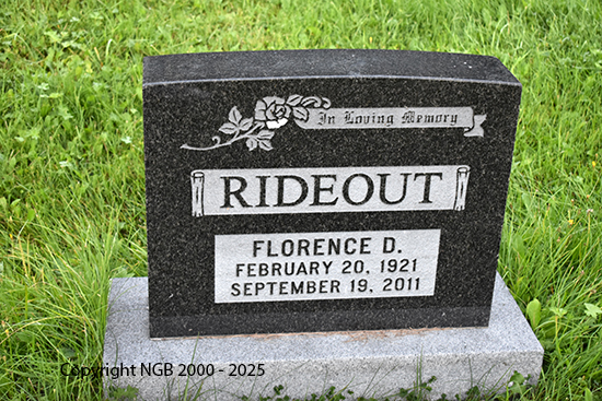 Florence D. Rideout