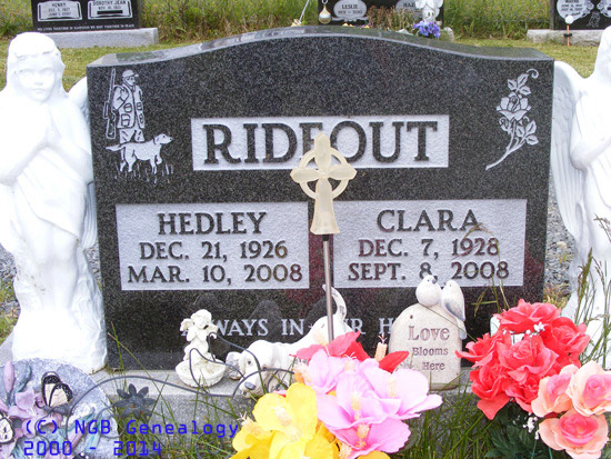 Hedley and Clara Rideout