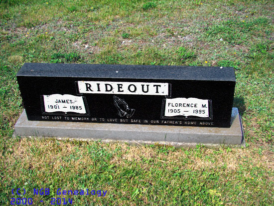 James and Florence Rideout