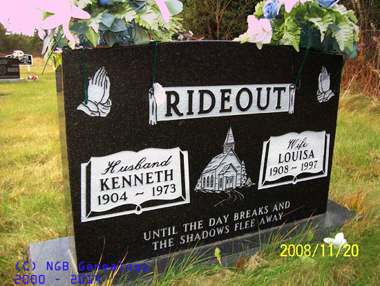 Kenneth and Louisa Rideout