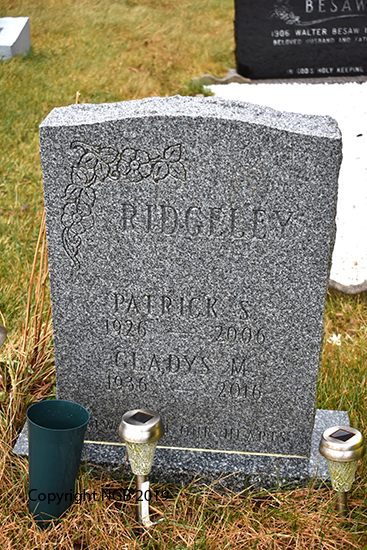 Patrick S. & amp; Gladys M. Ridgeley