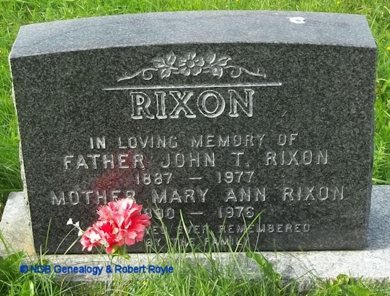 John T. & Mary Ann Rixon