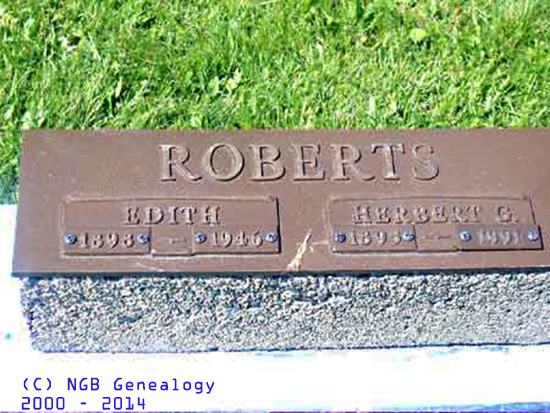 Herbert and Edith ROBERTS
