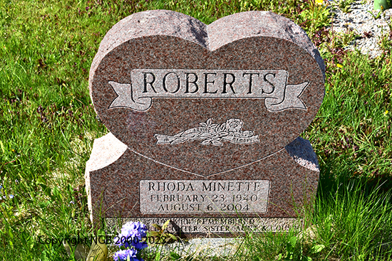 Rhoda Minette Roberts