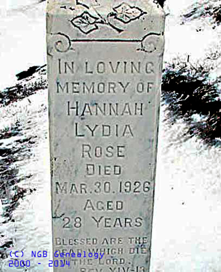 Hannah Lydia Rose