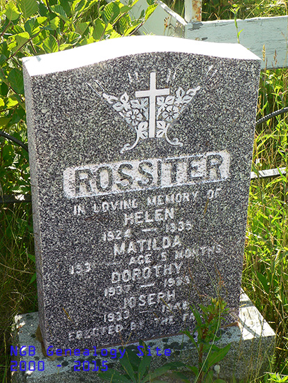 Helen, Matilda, dorothy & Joseph Rossiter