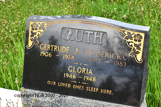 Gertrude, Frederick & Gloria Ruth