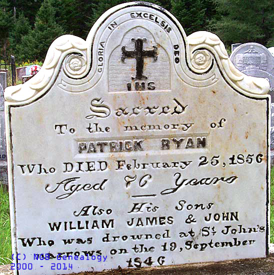 Patrick, William James & John Ryan