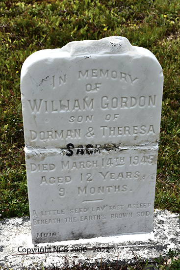 Wilham Gordon Sacrey