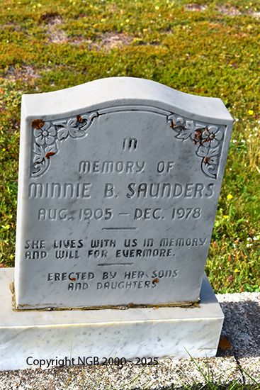 Minnie B. Saunders