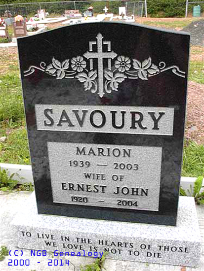 Marion & Ernest John Savoury