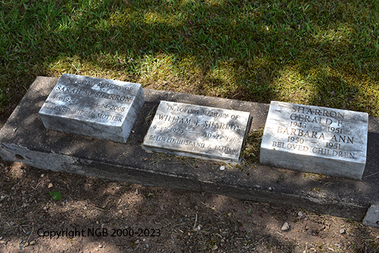 Sarah, Wm, Gerald, & Barbara Ann Sharron