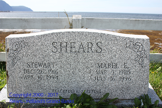 Stewart & Mabel E Shears