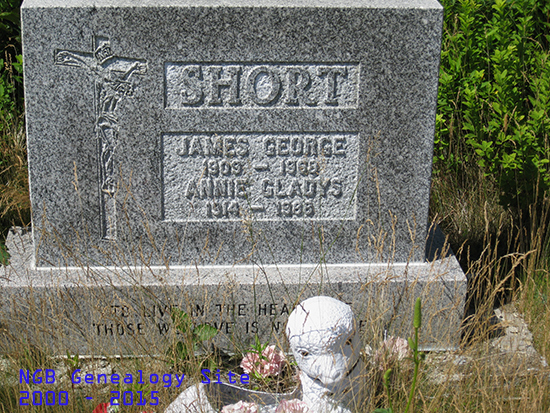 James George & Ann Gladys Short