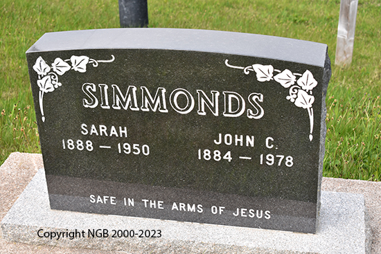John & Sarah Simnmonds