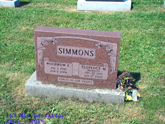 Woodrow E. and Florence M. Simmons