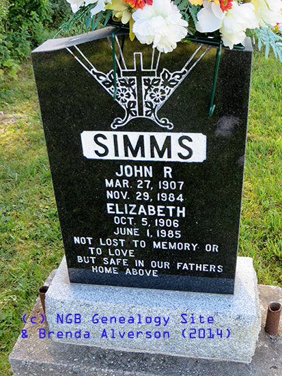 John & Elizabeth Simms