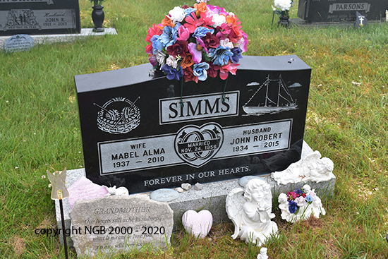 John Robert & Mabel Alma Simms