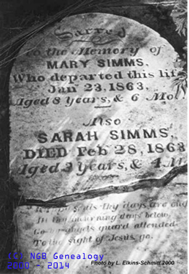 Mary and Sarah Simms