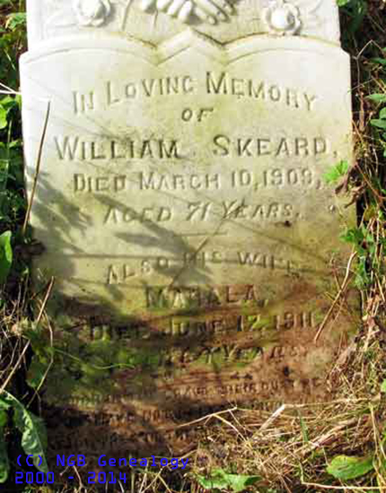 William and Mahala Skeard