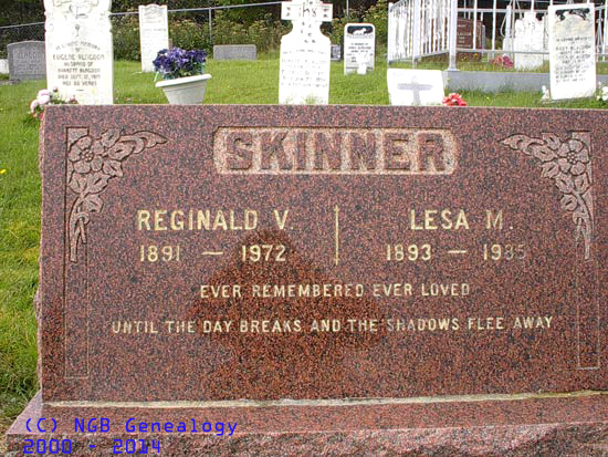 Reginald V. & Lesa M. Skinner
