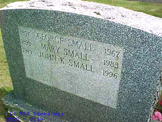 George, Mary and john Small