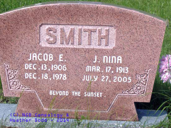 JACOB AND NINA SMITH