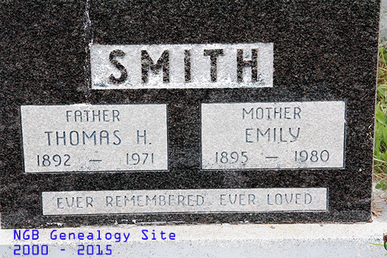 Thomas H. & Emily Smith