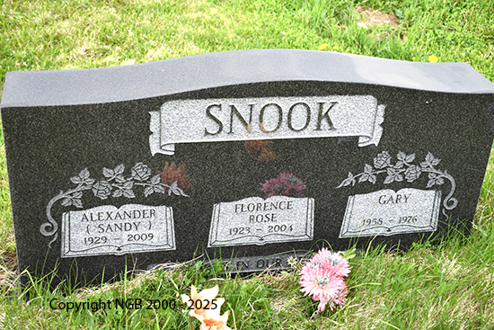 Alexander, Florence Rose & Gary Snook