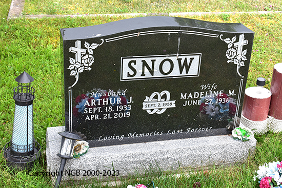 Arthur J. & Madeline M. Snow