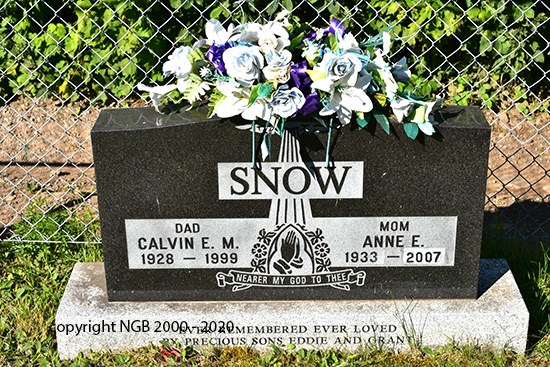 Calvin E. M. & Anne E. Snow