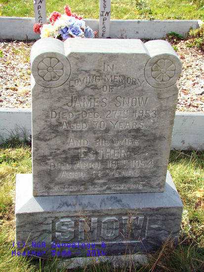 James and Esther Snow