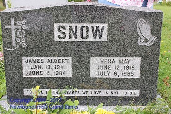 James Albert & Vera May Snow