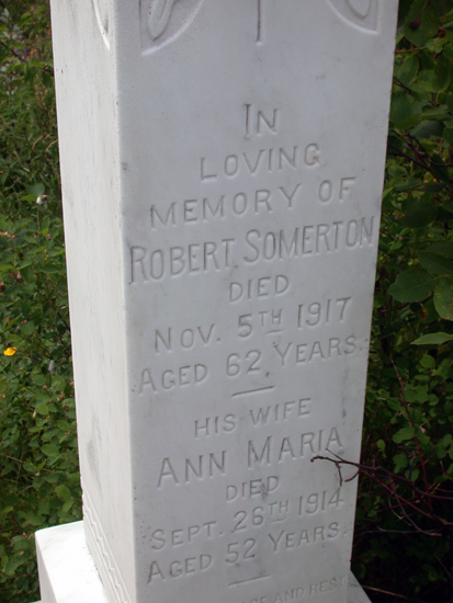 Robert and Ann Maria Somerton