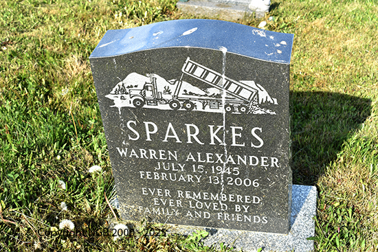 Warren Alexander Sparkes