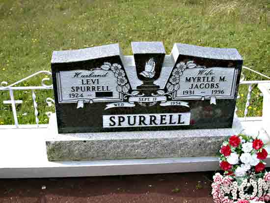 Levi and Myrtle M. Jacobs SPURRELL