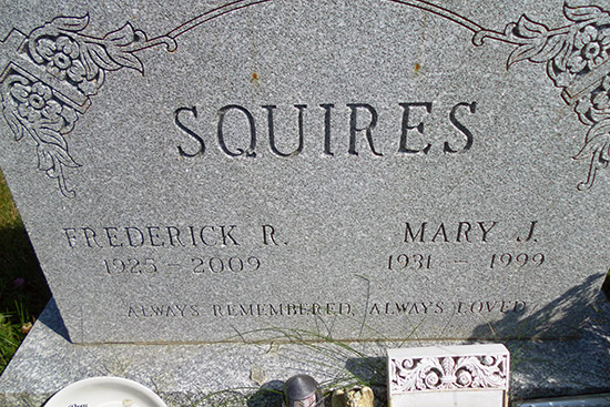 Frederick R. & Mary J. Squires