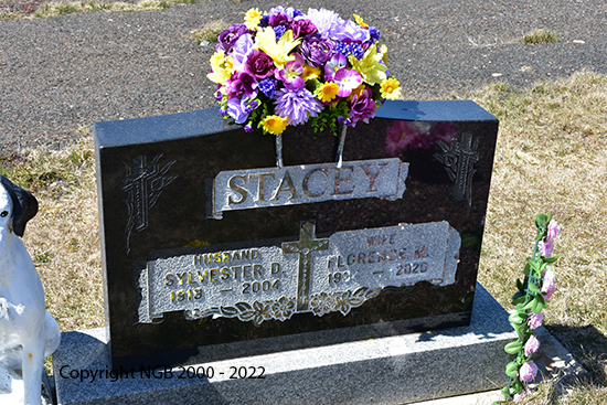 Sylvester D, & Florence M. Stacey