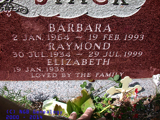 Barbara, Raymond & Elizabeth Stack