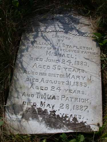 Michael, Mary J. & Thomas Patrick STAPLETON