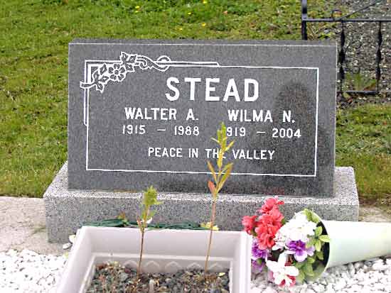 Walter amd Wilma Stead-