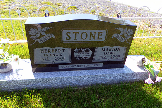 Herbert Francis & Marion Isabel Stone