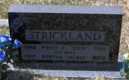 Philip and Bertha Strickland