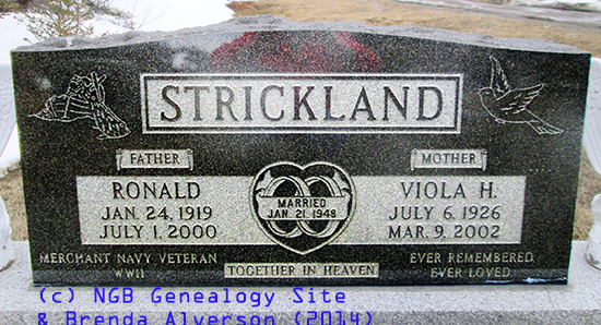 Ronald & Viola Strickland