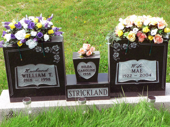 William, Hilda and Mae Strickland