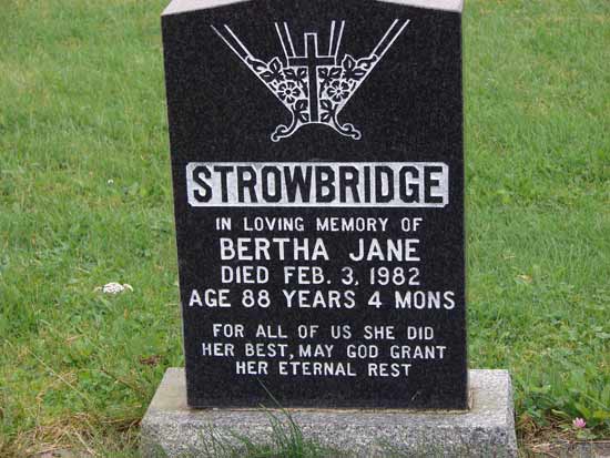 Bertha Jane Strowbridge