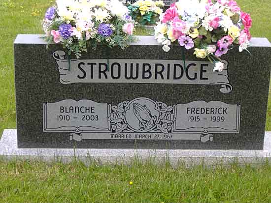 Blanche and Frederick Strowbridge