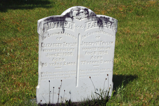 Elizabeth and Joseph Taylor