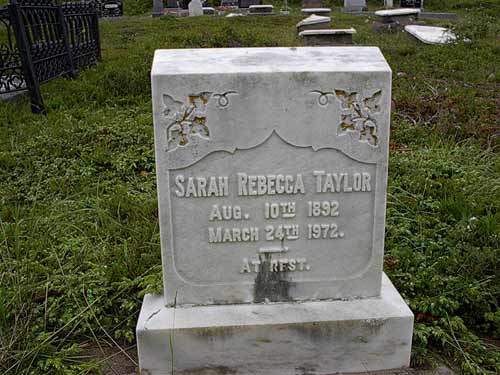 Sarah Rebercca Taylor