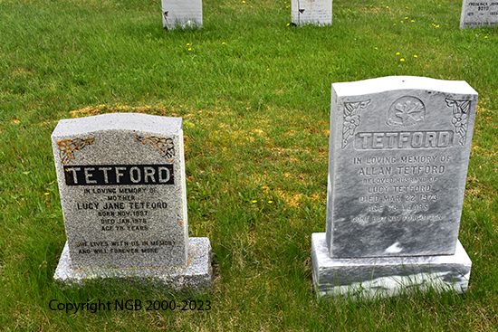 Allen & Lucy Jane Tetford